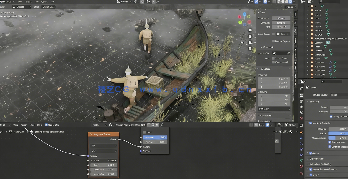 Blender和3D Coat与PS概念艺术单帧插画制作流程视频教程(图4) Blender和3D Coat与PS概念艺术单帧插画制作流程视频教程(图4)