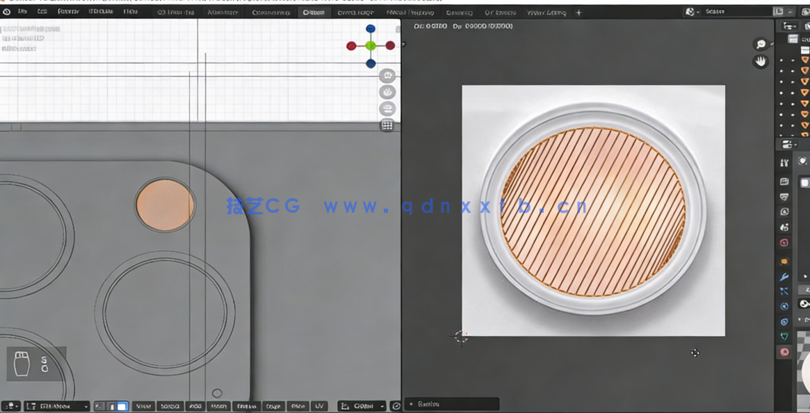 Blender苹果手机iPhone 14 Pro建模与渲染视频教程(图3) Blender苹果手机iPhone 14 Pro建模与渲染视频教程(图3)