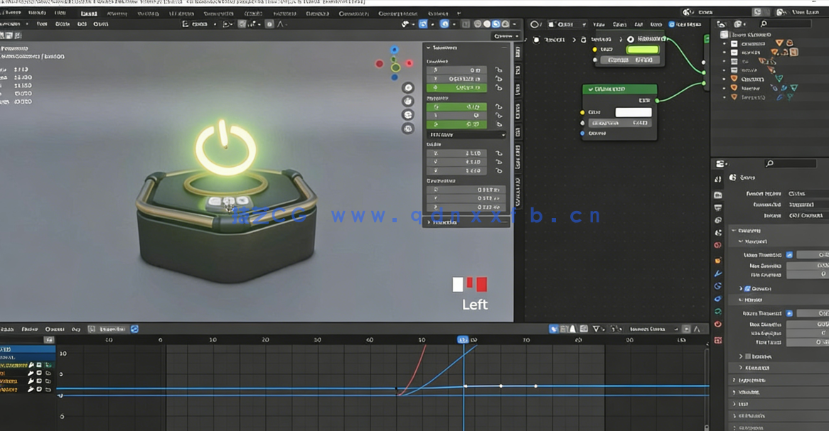 Blender弹出式风格动画实例制作训练视频教程 (图2) Blender弹出式风格动画实例制作训练视频教程 (图2)