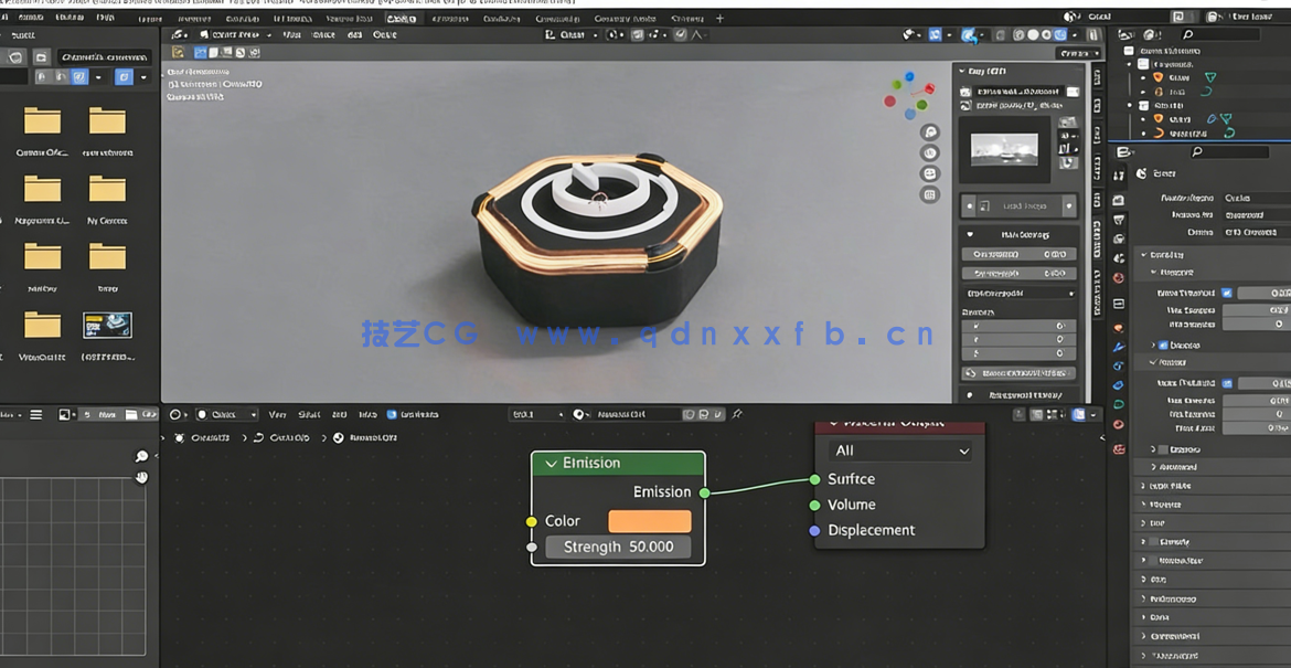 Blender弹出式风格动画实例制作训练视频教程 (图3) Blender弹出式风格动画实例制作训练视频教程 (图3)