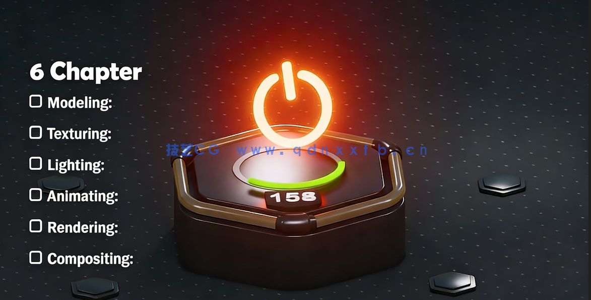 Blender弹出式风格动画实例制作训练视频教程 (图4) Blender弹出式风格动画实例制作训练视频教程 (图4)