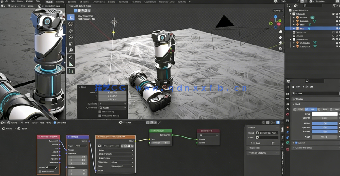 Blender游戏模型资产创作艺术指南视频教程(图4) Blender游戏模型资产创作艺术指南视频教程(图4)
