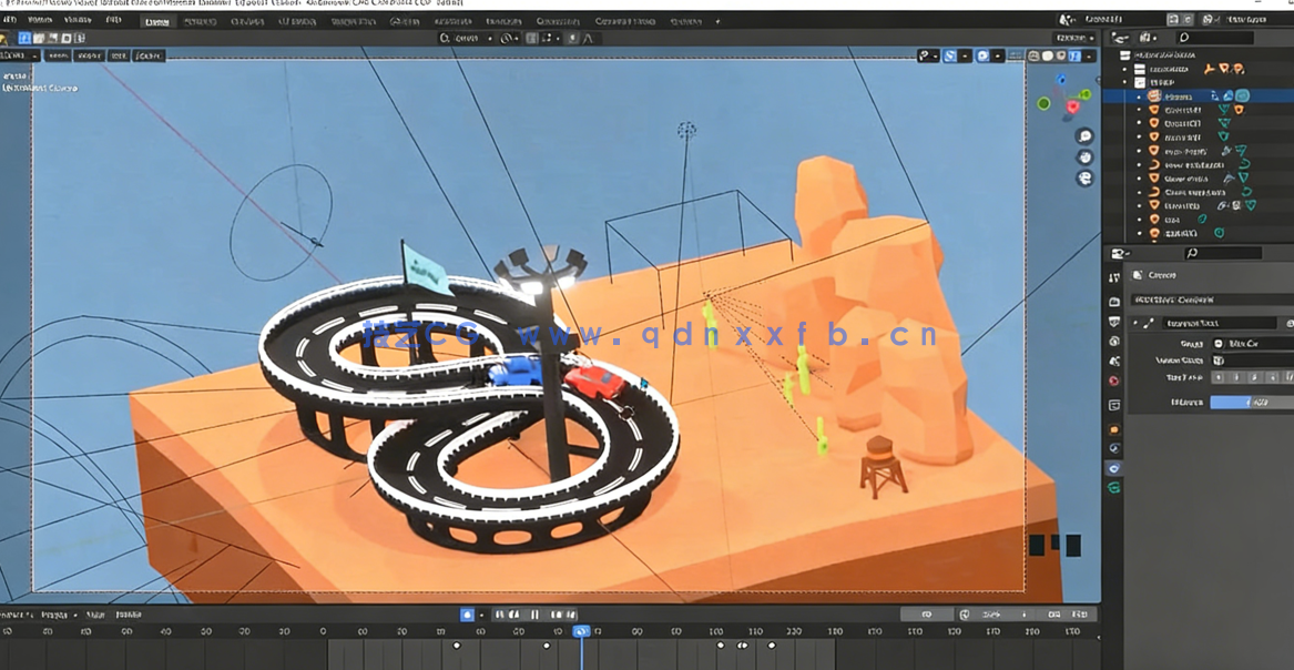 Blender汽车建模与动画制作技能训练视频教程(图2) Blender汽车建模与动画制作技能训练视频教程(图2)