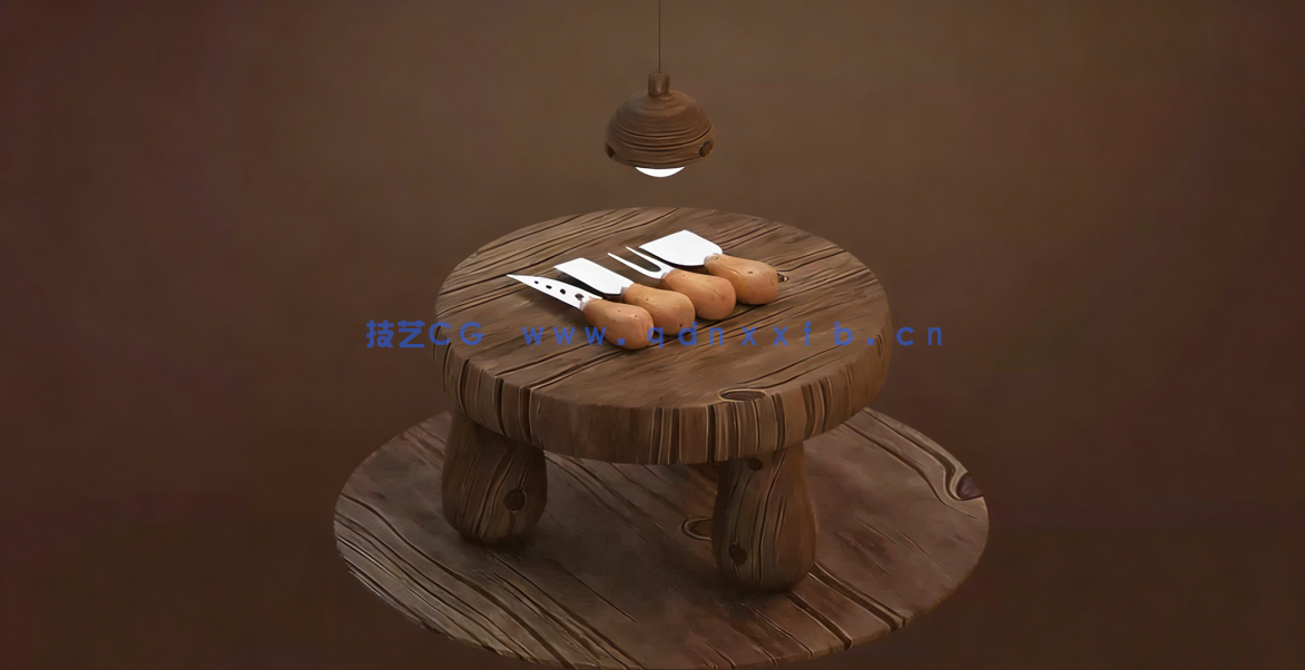 Blender卡通低多边形酒店建模制作流程视频教程(图5) Blender卡通低多边形酒店建模制作流程视频教程(图5)