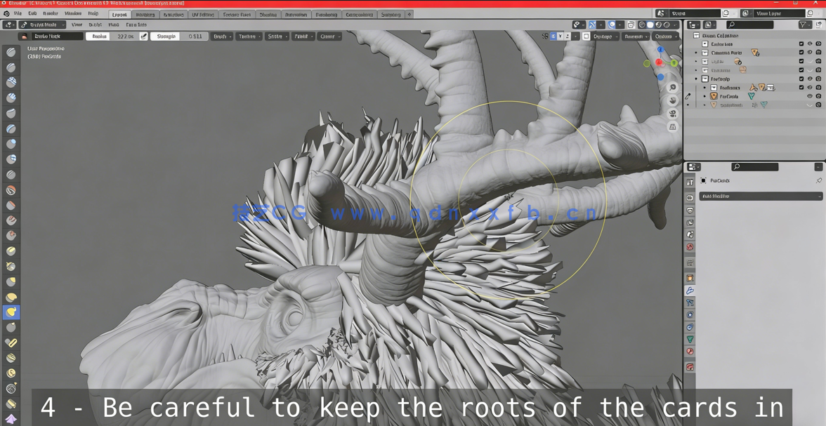 Blender麋鹿动物毛发实时制作视频教程(图3) Blender麋鹿动物毛发实时制作视频教程(图3)