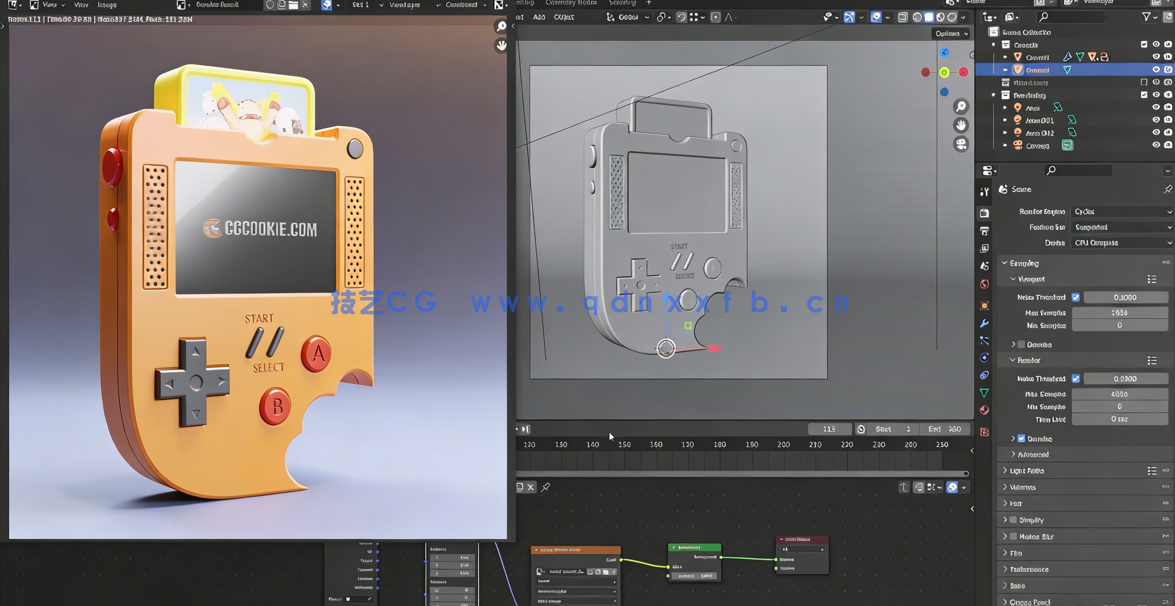 Blender游戏掌机完整实例制作视频课程(图2) Blender游戏掌机完整实例制作视频课程(图2)