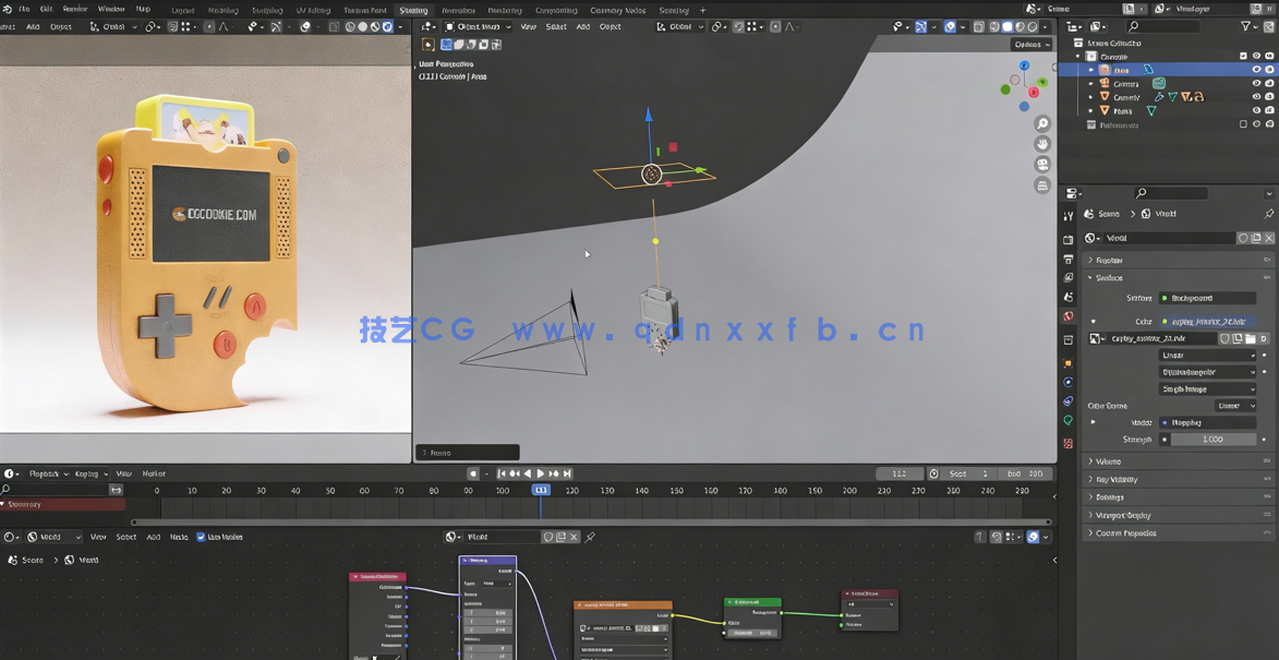 Blender游戏掌机完整实例制作视频课程(图3) Blender游戏掌机完整实例制作视频课程(图3)