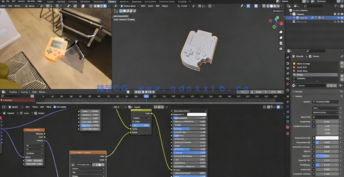Blender游戏掌机完整实例制作视频课程(图4) Blender游戏掌机完整实例制作视频课程(图4)