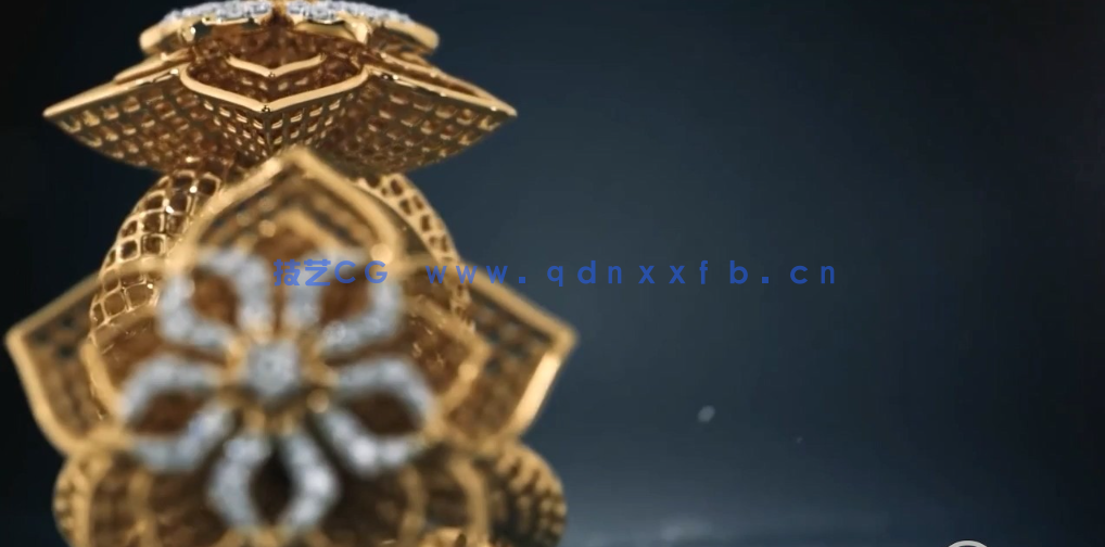 Blender精美珠宝从建模到渲染效果图制作视频教程 (图5) Blender精美珠宝从建模到渲染效果图制作视频教程 (图5)