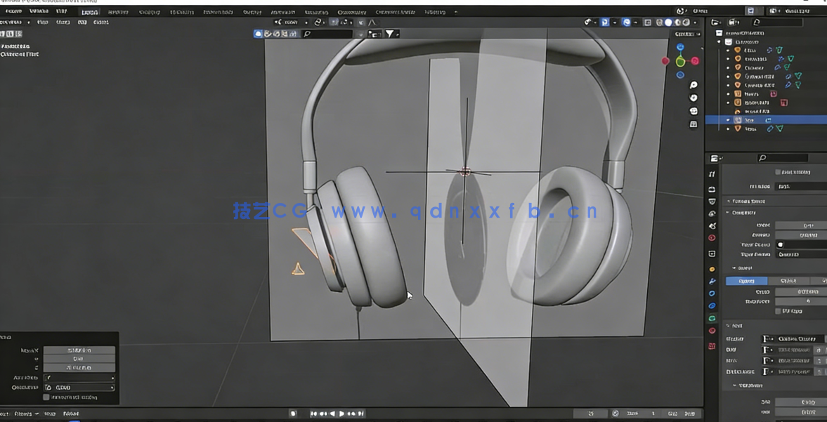 Blender和UE5逼真耳机产品宣传动画实例制作视频教程 (图3) Blender和UE5逼真耳机产品宣传动画实例制作视频教程 (图3)