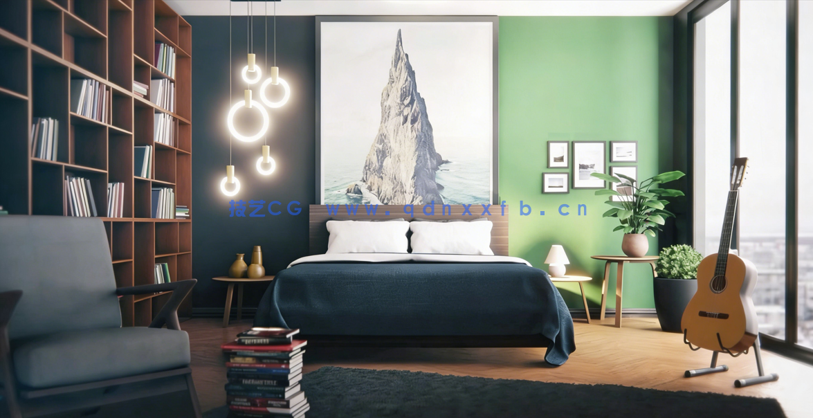 Blender室内设计与逼真可视化初学者入门训练视频教程(图5) Blender室内设计与逼真可视化初学者入门训练视频教程(图5)