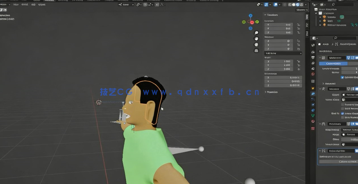 Blender角色建模制作初学者入门训练视频教程(图4) Blender角色建模制作初学者入门训练视频教程(图4)