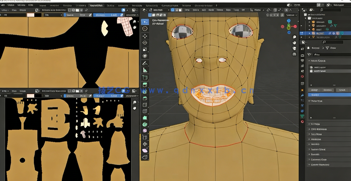 Blender角色建模制作初学者入门训练视频教程(图5) Blender角色建模制作初学者入门训练视频教程(图5)