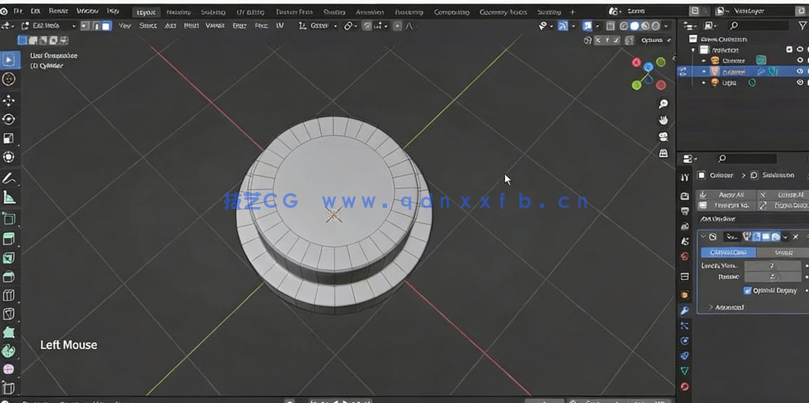 Blender光球无缝循环动画实例制作视频教程(图2) Blender光球无缝循环动画实例制作视频教程(图2)