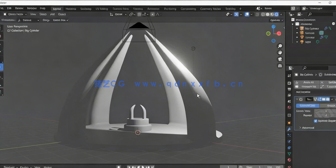 Blender光球无缝循环动画实例制作视频教程(图3) Blender光球无缝循环动画实例制作视频教程(图3)