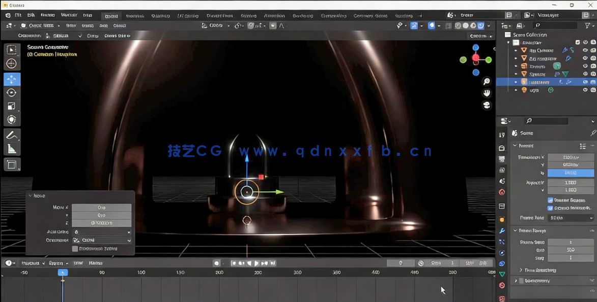 Blender光球无缝循环动画实例制作视频教程(图4) Blender光球无缝循环动画实例制作视频教程(图4)