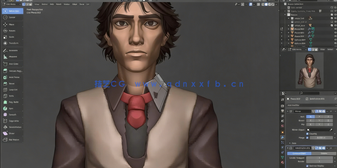 Blender英雄联盟角色机械先驱维克托制作视频课程(图2) Blender英雄联盟角色机械先驱维克托制作视频课程(图2)
