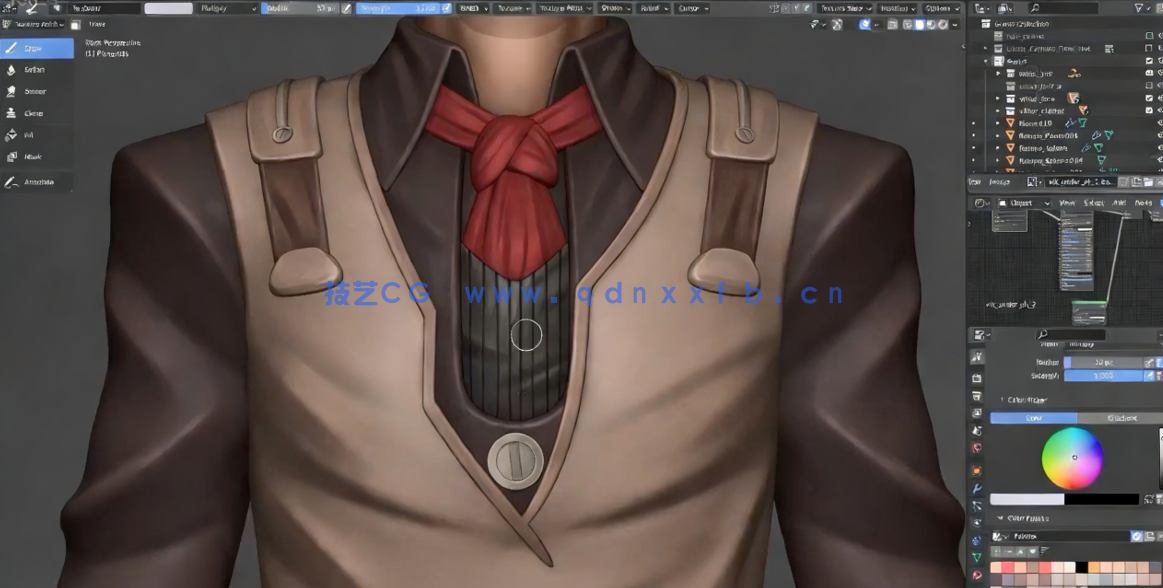 Blender英雄联盟角色机械先驱维克托制作视频课程(图3) Blender英雄联盟角色机械先驱维克托制作视频课程(图3)
