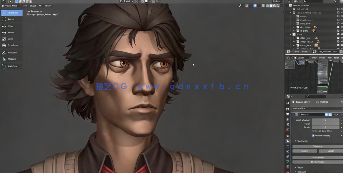 Blender英雄联盟角色机械先驱维克托制作视频课程(图5) Blender英雄联盟角色机械先驱维克托制作视频课程(图5)