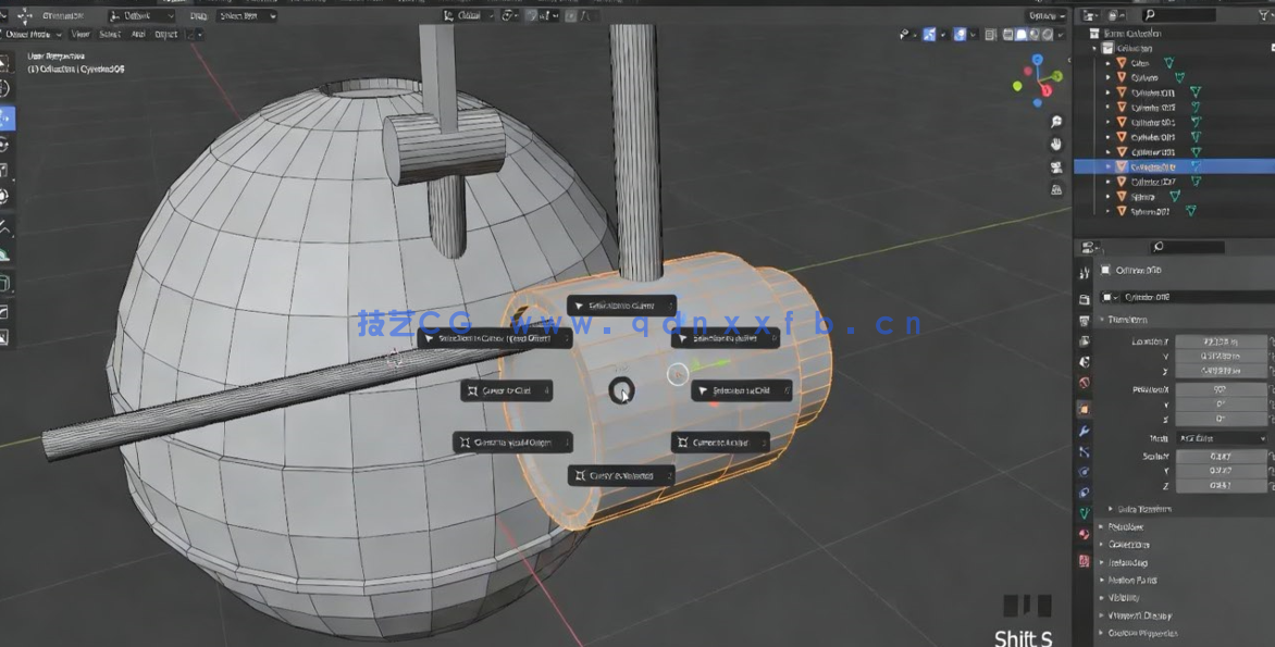 Blender科幻战争机器人完整建模技术视频课程(图2) Blender科幻战争机器人完整建模技术视频课程(图2)