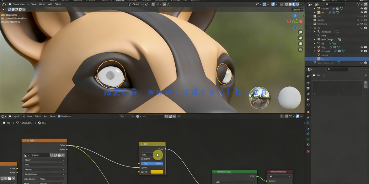 Blender非洲野狗逼真动物完整制作流程视频课程 (图4) Blender非洲野狗逼真动物完整制作流程视频课程 (图4)