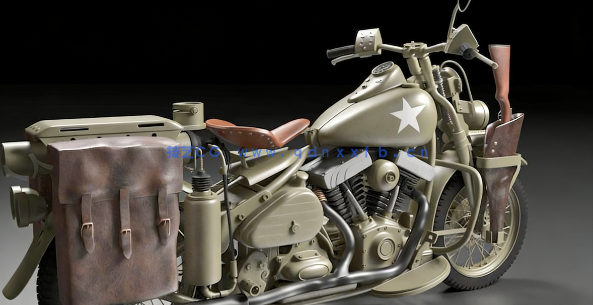 Blender美国队长摩托车完整制作视频教程(图5) Blender美国队长摩托车完整制作视频教程(图5)