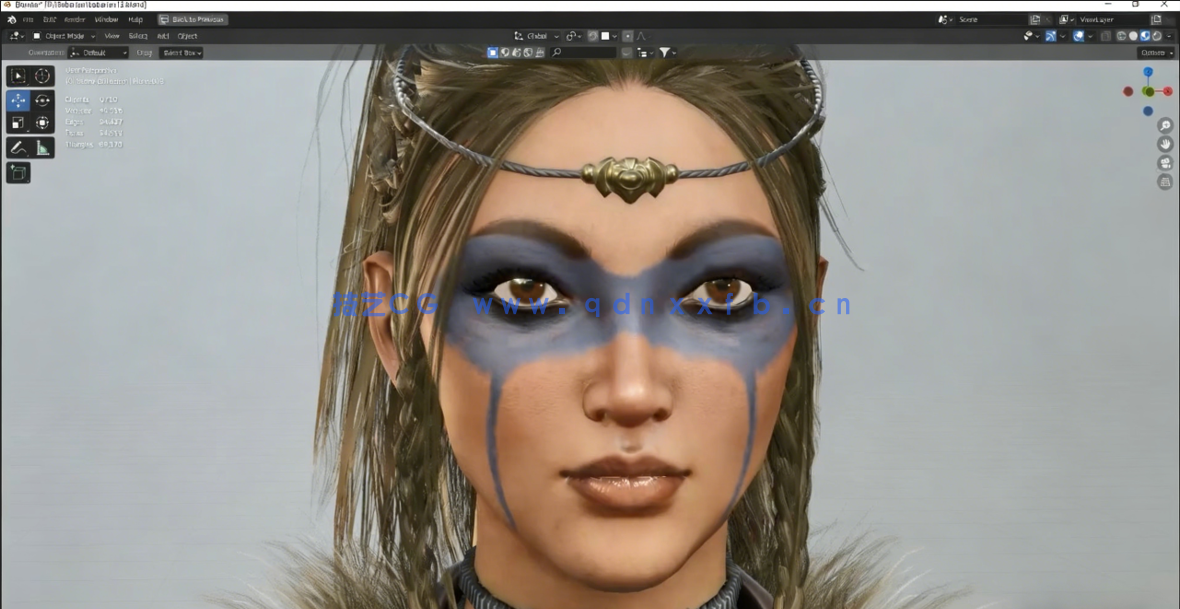 Blender游戏角色雕刻制作完整工作流程视频教程(图4) Blender游戏角色雕刻制作完整工作流程视频教程(图4)