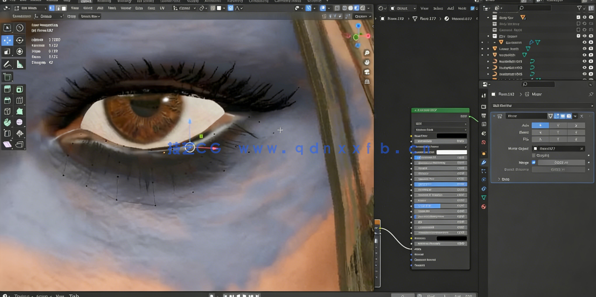 Blender游戏角色雕刻制作完整工作流程视频教程(图5) Blender游戏角色雕刻制作完整工作流程视频教程(图5)