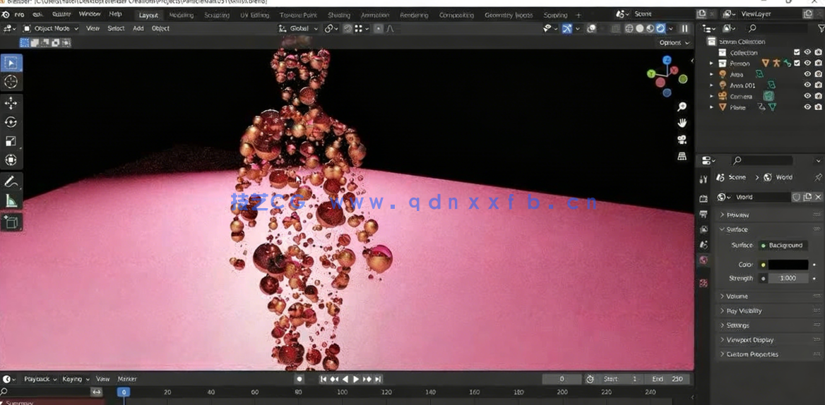 Blender 3D抽象动画基础技能训练视频教程(图4) Blender 3D抽象动画基础技能训练视频教程(图4)