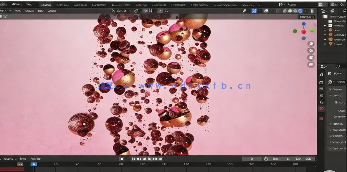 Blender 3D抽象动画基础技能训练视频教程(图5) Blender 3D抽象动画基础技能训练视频教程(图5)