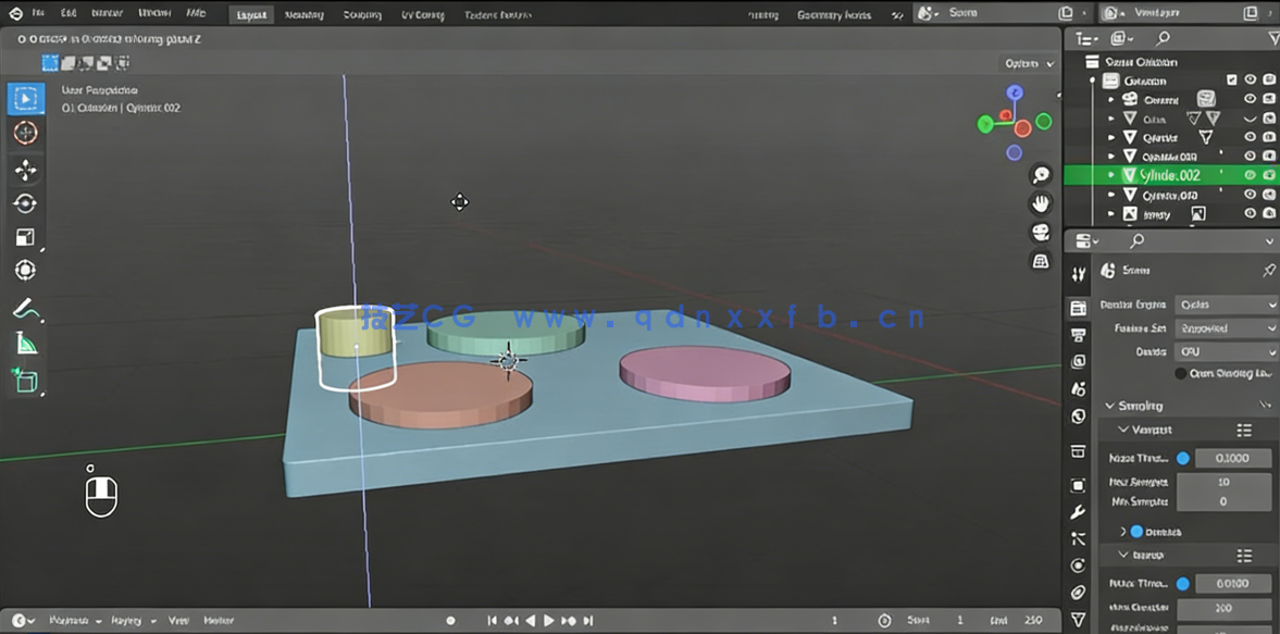 Blender 3.2苹果手机iPhone完整实例制作视频课程(图2) Blender 3.2苹果手机iPhone完整实例制作视频课程(图2)