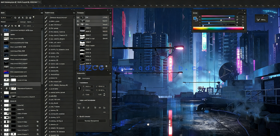 Blender和PS动画背景概念艺术设计视频教程(图5) Blender和PS动画背景概念艺术设计视频教程(图5)