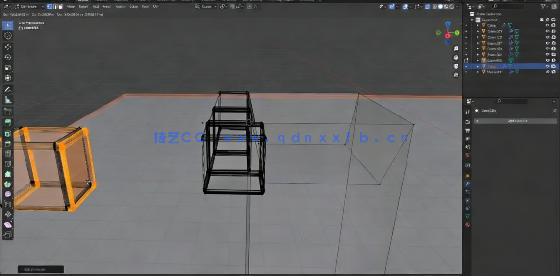 Blender 3D建模与动画基础训练视频教程(图2) Blender 3D建模与动画基础训练视频教程(图2)