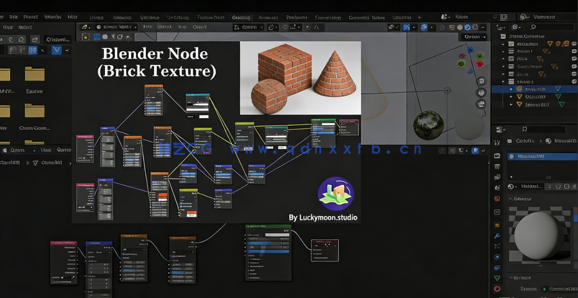 Blender材质着色节点核心技术视频教程(图3) Blender材质着色节点核心技术视频教程(图3)