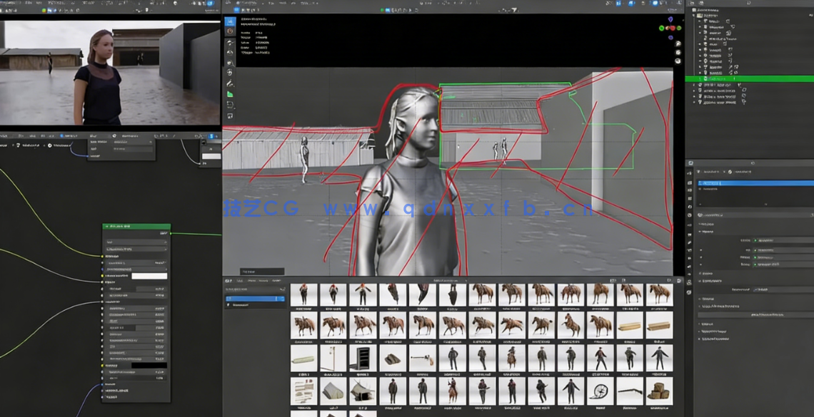 Blender影视级视觉特效场景制作工作流程视频教程(图3) Blender影视级视觉特效场景制作工作流程视频教程(图3)