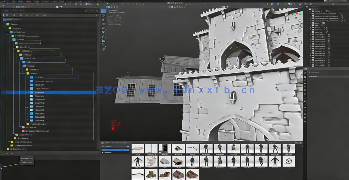 Blender影视级视觉特效场景制作工作流程视频教程(图6) Blender影视级视觉特效场景制作工作流程视频教程(图6)