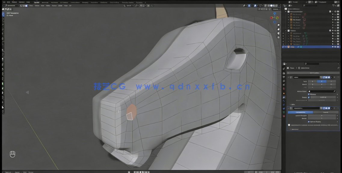 Blender国际象棋棋盘器具实例制作视频教程(图4) Blender国际象棋棋盘器具实例制作视频教程(图4)
