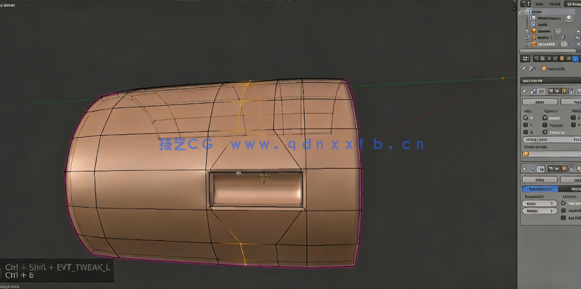 Blender复古未来派汽车建模与渲染制作视频教程(图3) Blender复古未来派汽车建模与渲染制作视频教程(图3)