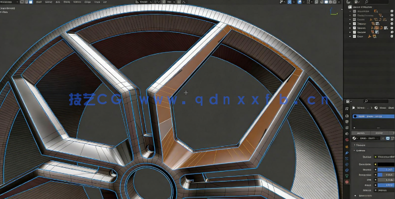 Blender 3D高精度汽车建模制作流程大师班视频教程第三季(图4) Blender 3D高精度汽车建模制作流程大师班视频教程第三季(图4)