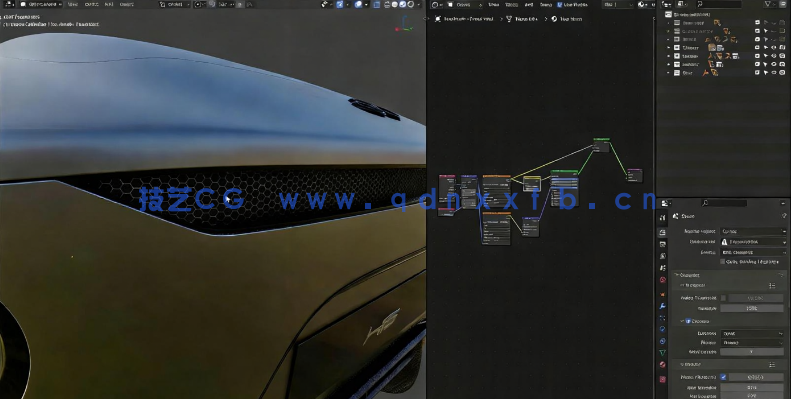 Blender几何节点逼真砖墙制作流程视频教程(图3) Blender几何节点逼真砖墙制作流程视频教程(图3)