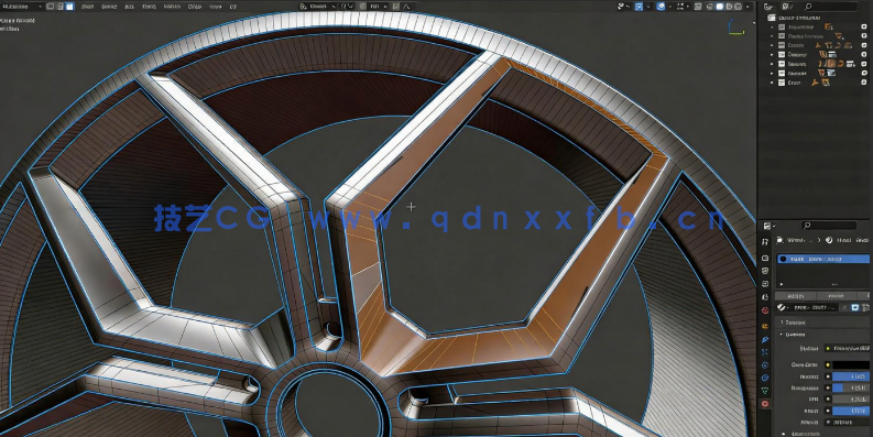 Blender几何节点逼真砖墙制作流程视频教程(图4) Blender几何节点逼真砖墙制作流程视频教程(图4)