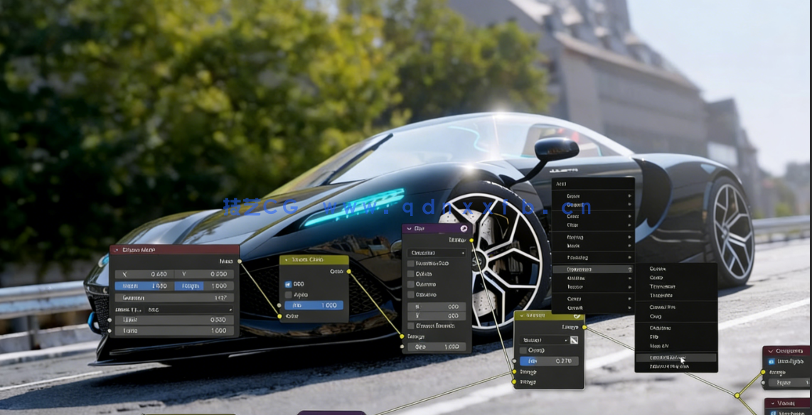 Blender几何节点逼真砖墙制作流程视频教程(图6) Blender几何节点逼真砖墙制作流程视频教程(图6)