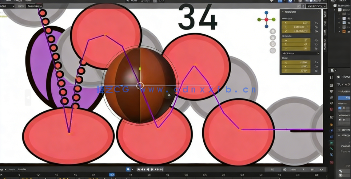 Blender动画制作初学者入门训练视频教程(图6) Blender动画制作初学者入门训练视频教程(图6)