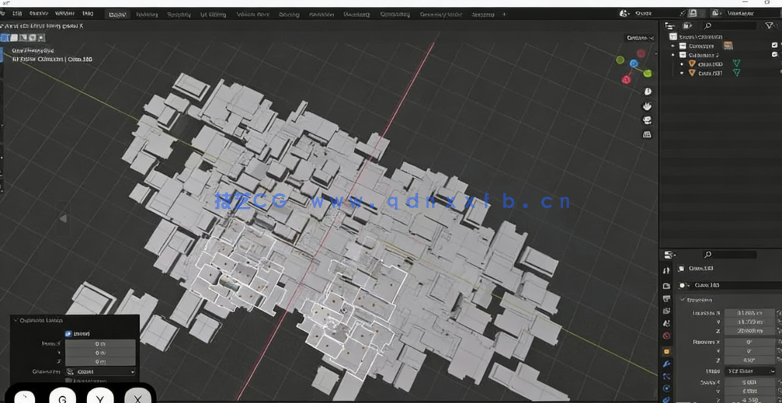 Blender与PS高科技工业城市概念设计视频教程(图4) Blender与PS高科技工业城市概念设计视频教程(图4)