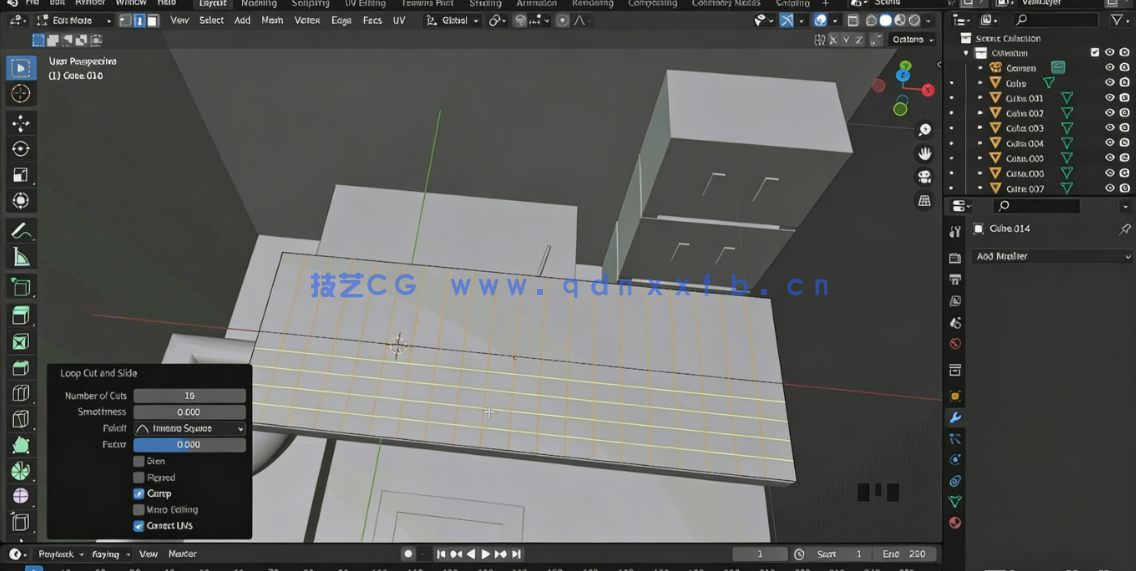Blender卧室房间室内多功能空间设计视频教程(图3) Blender卧室房间室内多功能空间设计视频教程(图3)