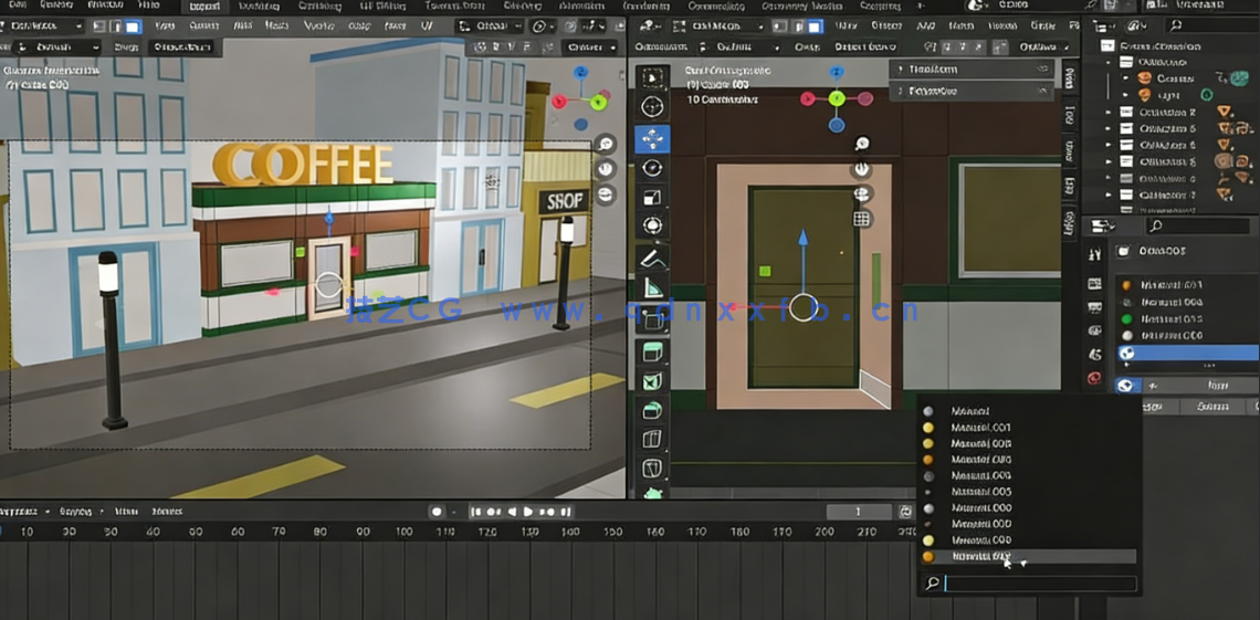 Blender低多边形小汽车建模动画制作视频教程(图5) Blender低多边形小汽车建模动画制作视频教程(图5)
