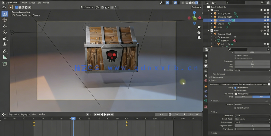 Blender 3D建模与动画初学者入门技术视频教程(图6) Blender 3D建模与动画初学者入门技术视频教程(图6)