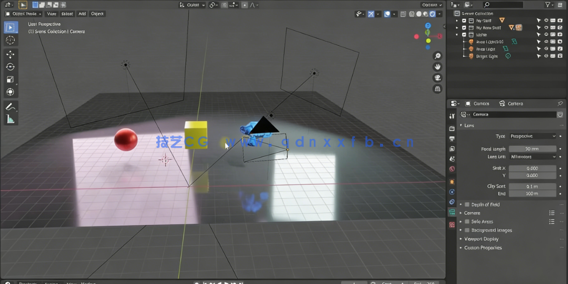 Blender 3D建模与动画初学者入门技术视频教程(图2) Blender 3D建模与动画初学者入门技术视频教程(图2)
