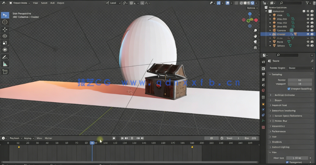 Blender 3D建模与动画初学者入门技术视频教程(图4) Blender 3D建模与动画初学者入门技术视频教程(图4)