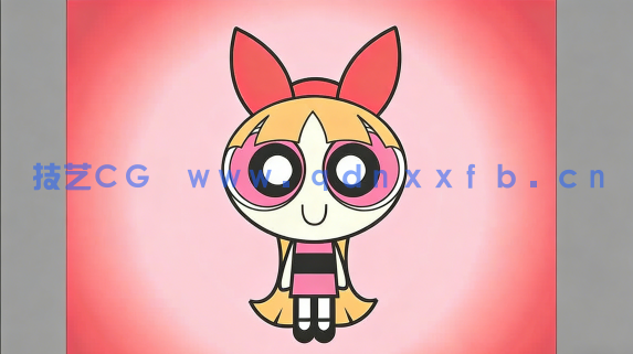 【中文字幕】AI初学者绘制飞天小女警动画卡通角色视频教程(图3) 【中文字幕】AI初学者绘制飞天小女警动画卡通角色视频教程(图3)